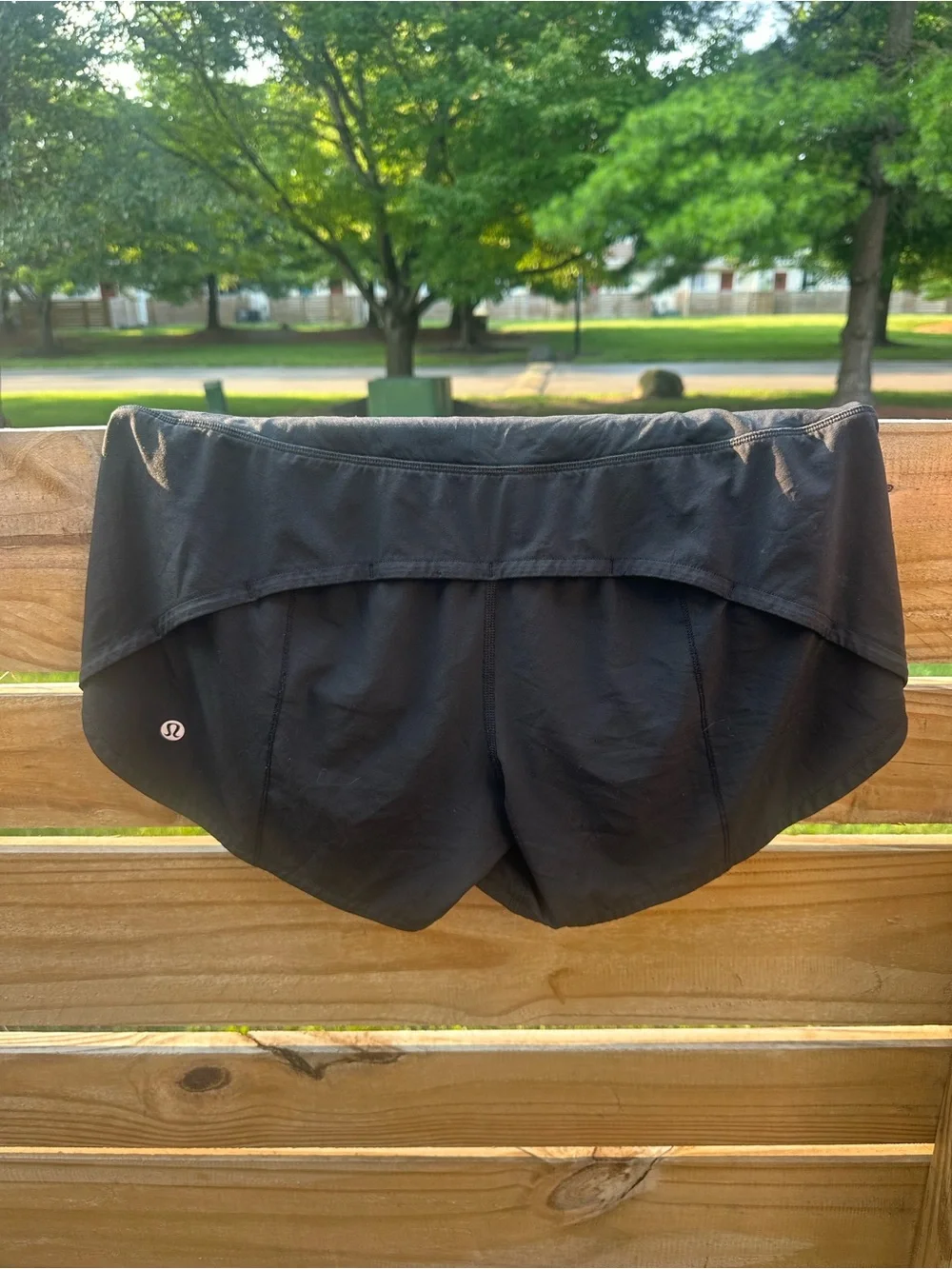 lululemon athletica Black Athletic Running Shorts